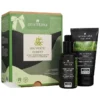Orientana His Mystic Forest kojąco-regenerujący zestaw kosmetyków do twarzy dla mężczyzn żel do mycia twarzy 100 ml + balsam po goleniu 75 ml