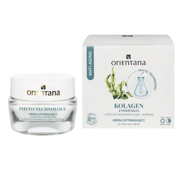 Orientana Kolagen Z Mikroalgi liftingujący krem do twarzy na dzień i na noc 40 ml