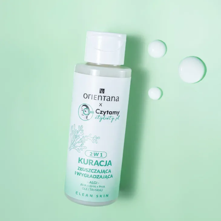 Orientana x Czytamy Etykiety.pl kuracja złuszczająca i wygładzająca 2w1 100 ml