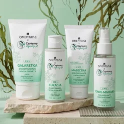 Orientana x Czytamy Etykiety.pl maseczka oczyszczająca i łagodząca 2w1 z kompleksem 4 glinek 75 ml