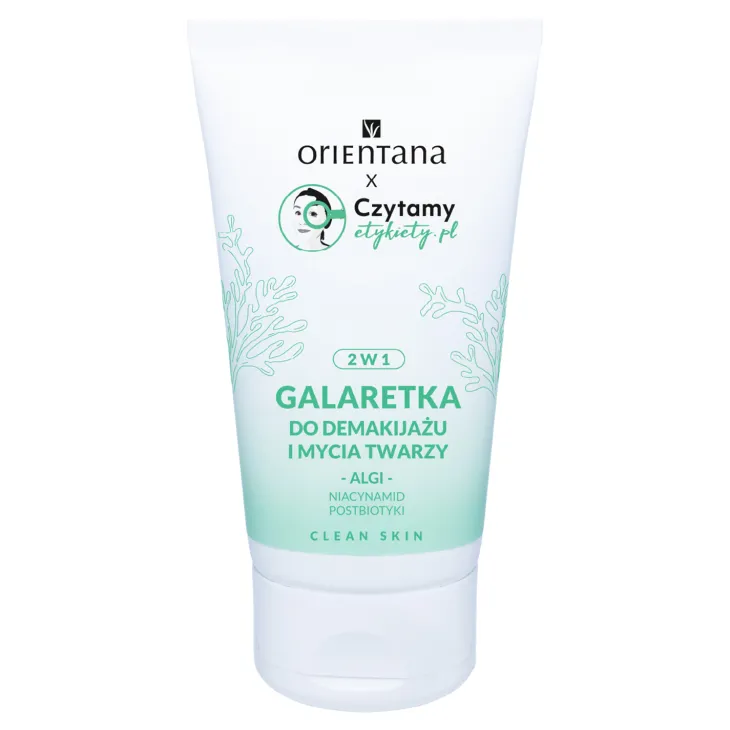 Orientana x Czytamy Etykiety.pl galaretka do demakijażu i mycia twarzy 2w1 125 ml