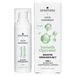 Orientana x Julia Kamińska Longevity Code Smooth Operator NAD+ booster odmładzający dla skóry zmęczonej, napiętej i z oznakami starzenia 30 ml