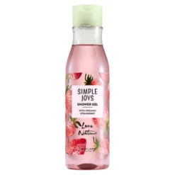 Oriflame Simple Joys Love Nature żel pod prysznic z organiczną truskawką 250 ml