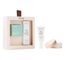 Paese All About The Base 02 zestaw prezentowy do makijażu krem-baza pod makijaż Get The Glow Look 30 ml + puder ryżowy 10 g