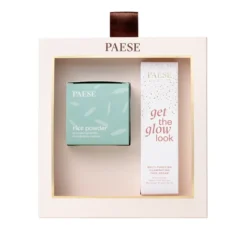 Paese All About The Base 02 zestaw prezentowy do makijażu krem-baza pod makijaż Get The Glow Look 30 ml + puder ryżowy 10 g