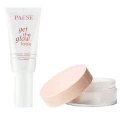 Paese All About The Base 02 zestaw prezentowy do makijażu krem-baza pod makijaż Get The Glow Look 30 ml + puder ryżowy 10 g