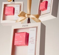 Paese All About The Base 01 zestaw prezentowy do makijażu krem-baza pod makijaż Get The Glow Look 30 ml + puder jęczmienny Beauty Powder 10 g
