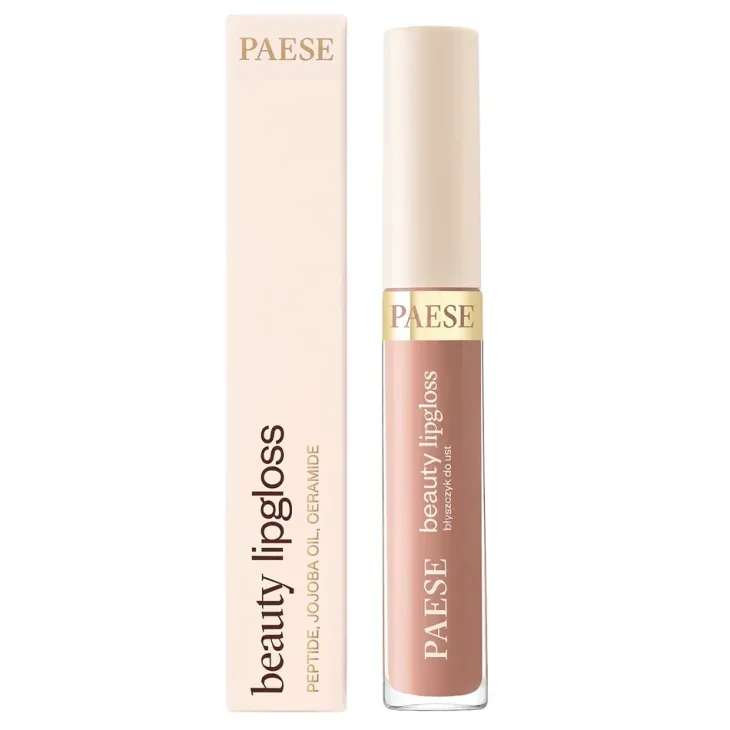 Paese Beauty Lipgloss pielęgnacyjny błyszczyk do ust 14 Caramel Mousse 4,5 ml