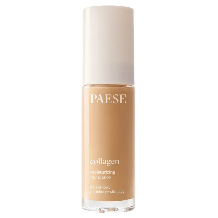Paese Collagen kolagenowy podkład nawilżający do twarzy z pompką 301C Nude 30 ml