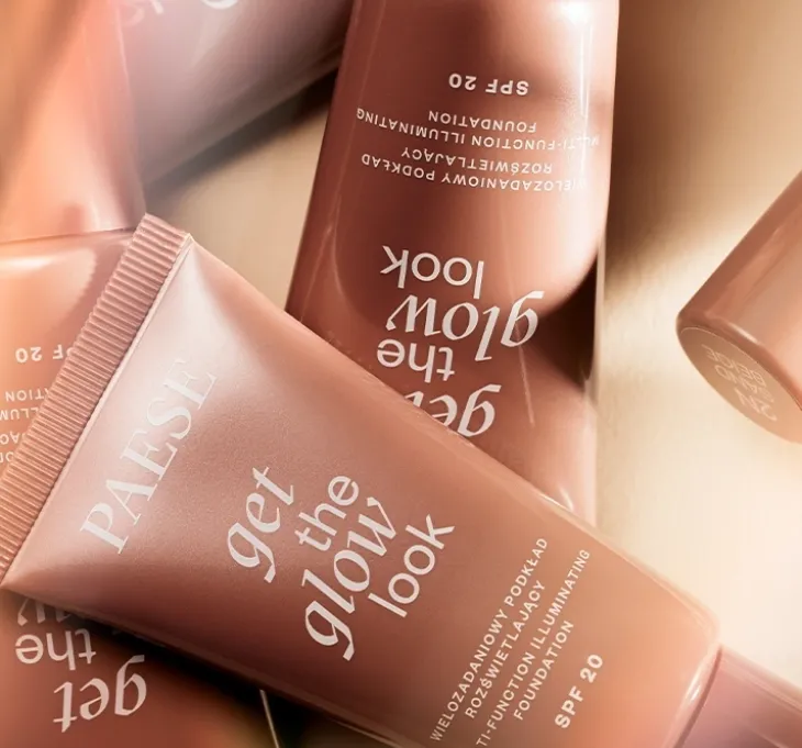 Paese Get The Glow Look rozświetlający podkład do twarzy SPF20 4W Medium Beige 30 ml