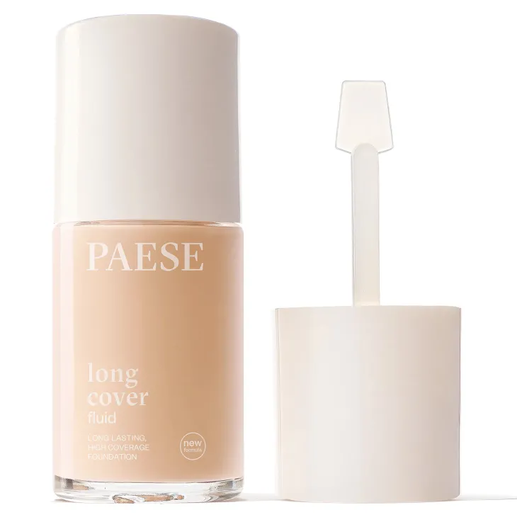Paese Long Cover Fluid kremowy podkład kryjący do twarzy nowa formuła 0 Nude 30 ml