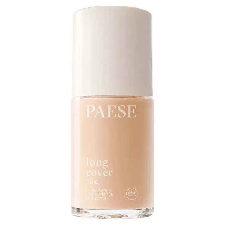Paese Long Cover Fluid kremowy podkład kryjący do twarzy nowa formuła 0 Nude 30 ml
