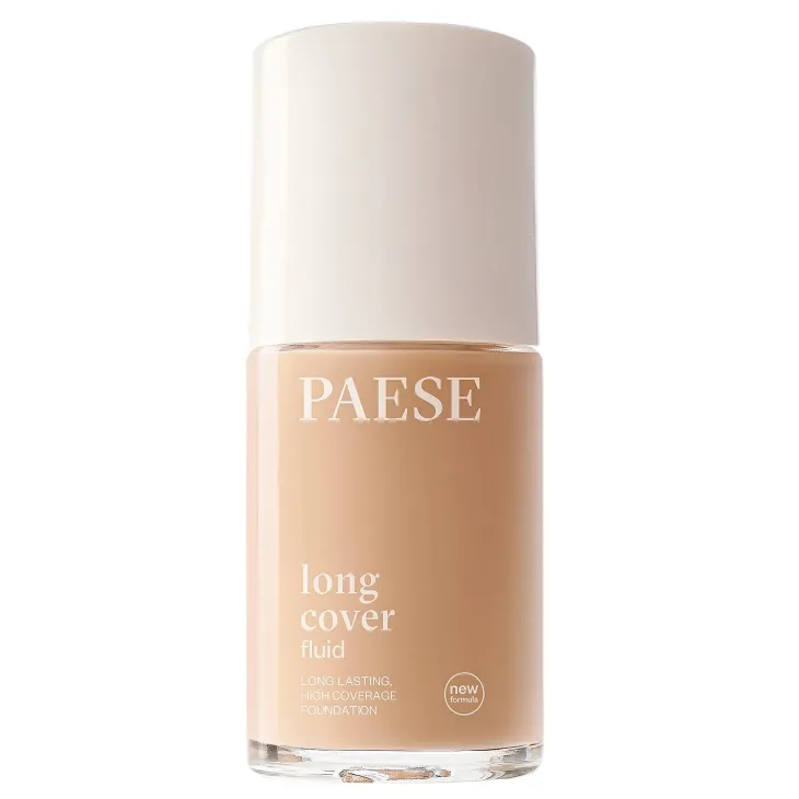 Paese Long Cover Fluid kremowy podkład kryjący do twarzy nowa formuła 01 Light Beige 30 ml