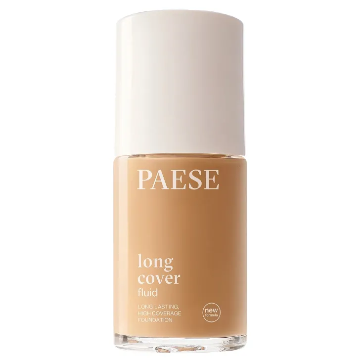 Paese Long Cover Fluid kremowy podkład kryjący do twarzy nowa formuła 2.5 Warm Beige 30 ml