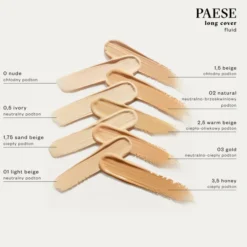 Paese Long Cover Fluid kremowy podkład kryjący do twarzy nowa formuła 03 Golden Beige 30 ml