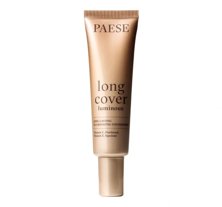 Paese Long Cover Luminous satynowo-rozświetlający podkład do twarzy 01 Light Beige 30 ml