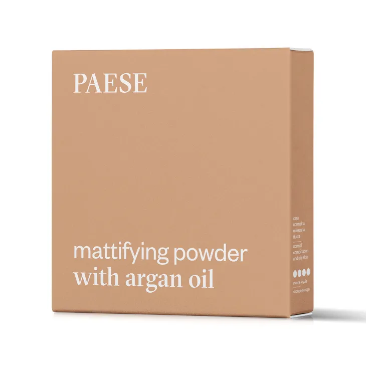 Paese matujący puder z olejem arganowym 3 8 g
