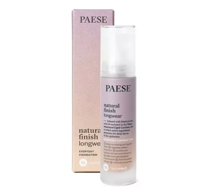 Paese Nanorevit długotrwały podkład o naturalnym wykończeniu 02 Porcelain 30 ml