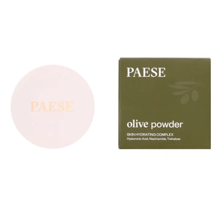 Paese Olive transparentny sypki puder oliwkowy do twarzy 6 g