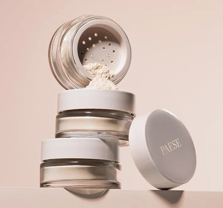 Paese Olive transparentny sypki puder oliwkowy do twarzy 6 g