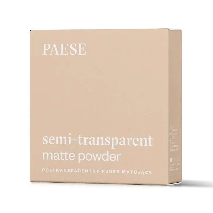 Paese półtransparentny puder matujący 1A 9 g
