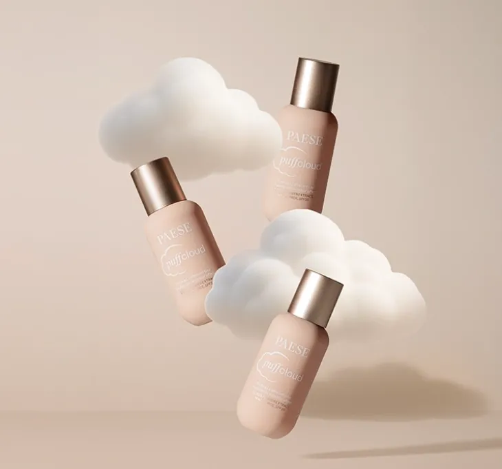 Paese Puff Cloud wygładzający podkład w płynie z SPF20 01N Light Beige 37 ml