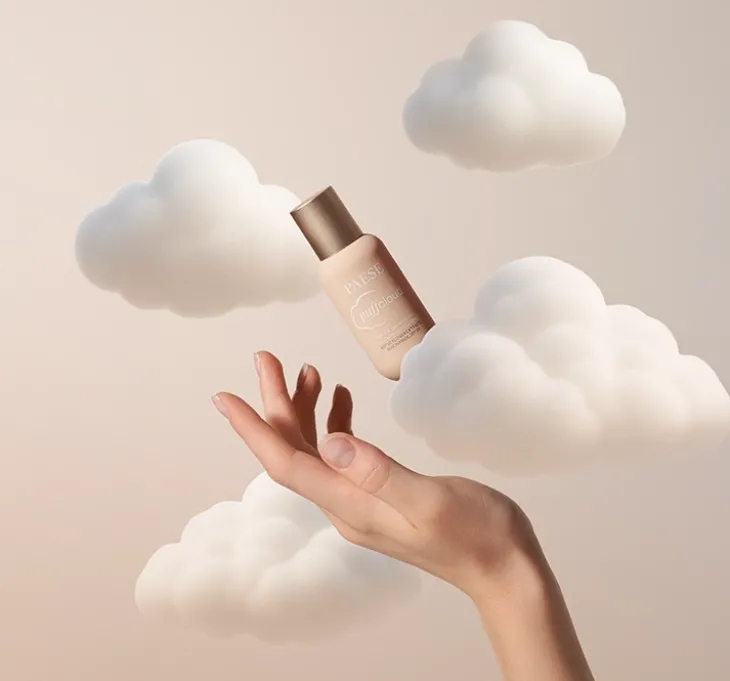 Paese Puff Cloud wygładzający podkład w płynie z SPF20 01N Light Beige 37 ml