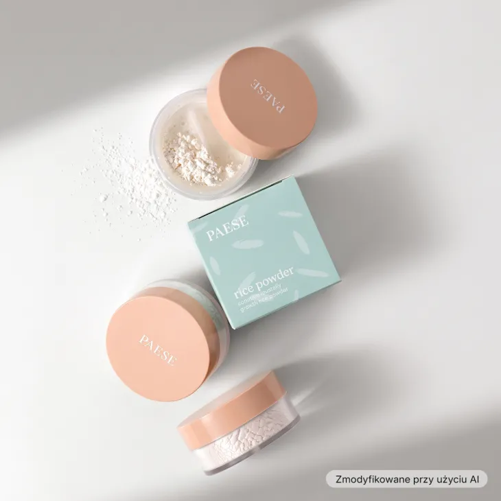Paese Rice Powder sypki puder matujący dla cery tłustej, normalnej i mieszanej Transparent 10 g