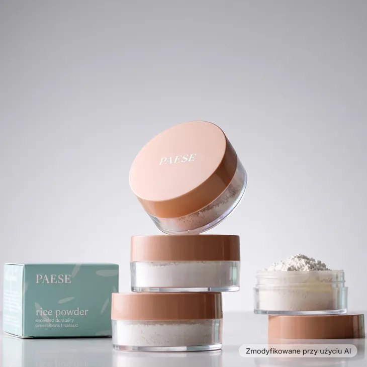 Paese Rice Powder sypki puder matujący dla cery tłustej, normalnej i mieszanej Transparent 10 g