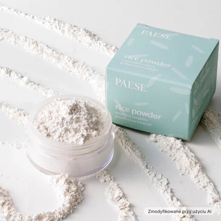 Paese Rice Powder sypki puder matujący dla cery tłustej, normalnej i mieszanej Transparent 10 g