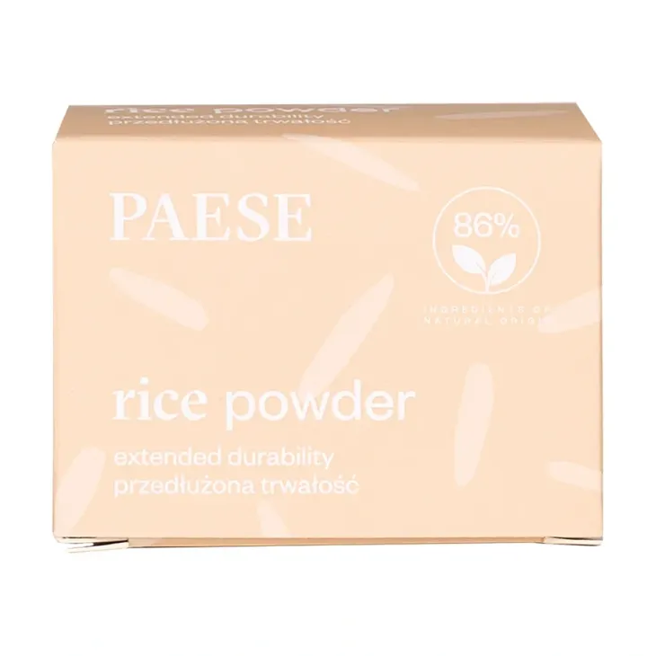 Paese Rice Powder sypki puder do twarzy ryżowy utrwalający Light Beige 10 g