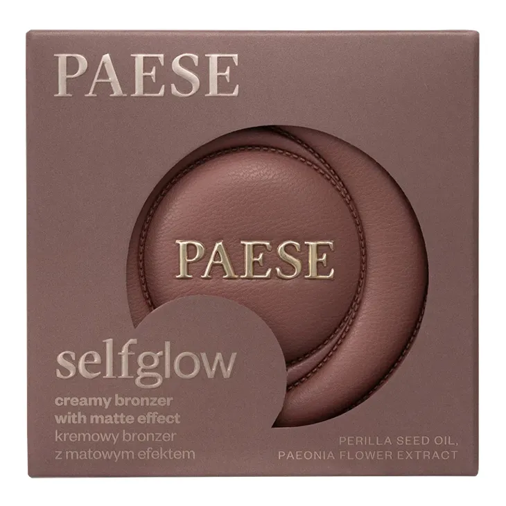 Paese SelfGlow kremowy bronzer z matowym efektem 02 Velvet Sand 8 g