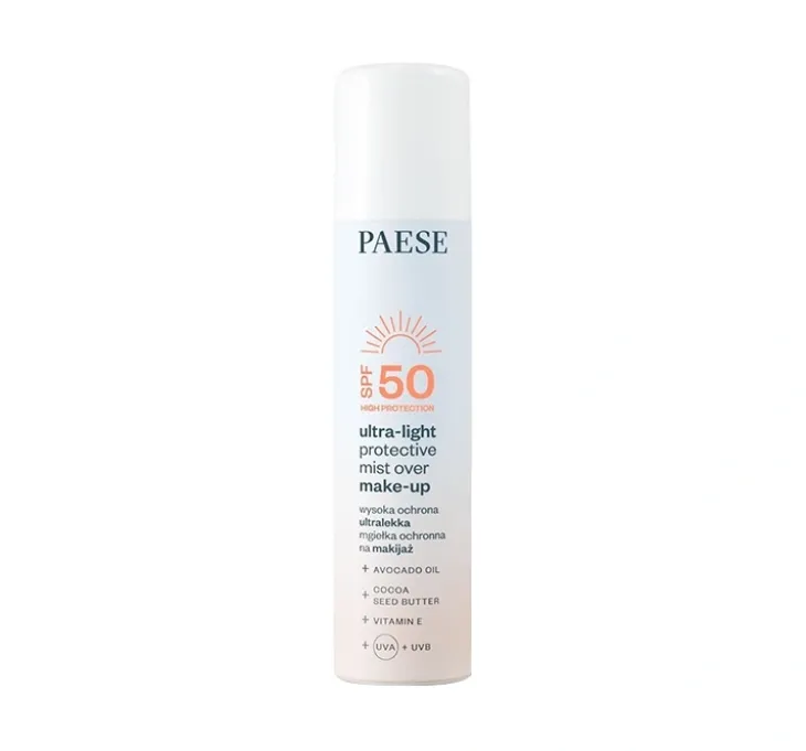 Paese ultralekka mgiełka ochronna na makijaż SPF50 75 ml