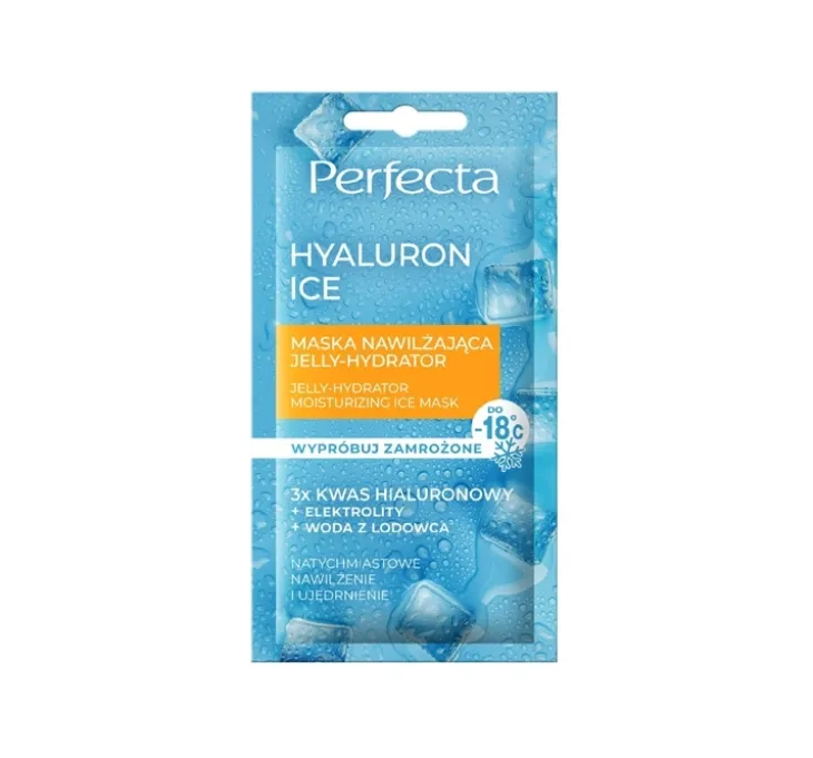 Pefecta Hyaluron IceJelly-Hydrator nawilżająca żelowa maseczka do twarzy 8 ml