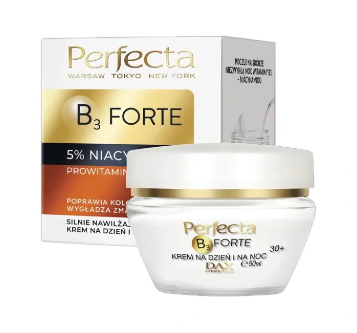 Perfecta B3 Forte silnie nawilżający krem na dzień i na noc 30+ 50ml