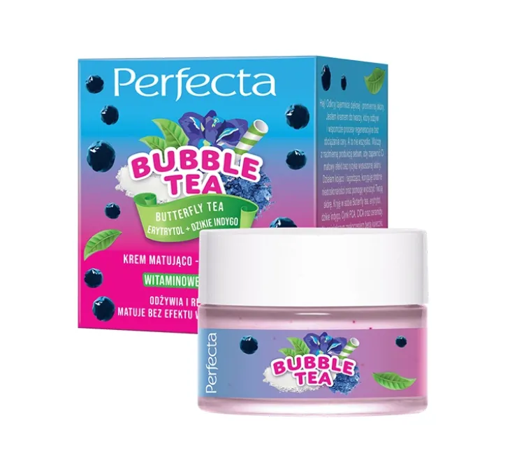 Perfecta Bubble Tea matująco-regenerujący krem do twarzy 50ml