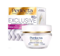 Perfecta Exclusive multi-regenerujący krem przeciwzmarszczkowy do twarzy na dzień i na noc 80+ 50ml