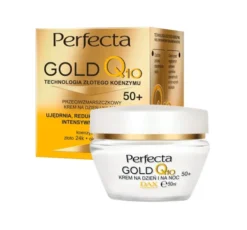 Perfecta Gold Q10 przeciwzmarszczkowy krem na dzień i na noc 50+ 50ml