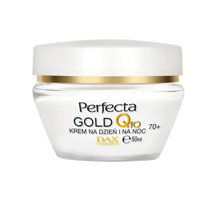 Perfecta Gold Q10 przeciwzmarszczkowy krem na dzień i na noc 70+ 50ml