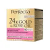 Perfecta Gold&Rose luksusowy krem przeciwzmarszczkowy na dzień i na noc 80+ 50ml