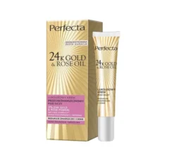 Perfecta Gold&Rose luksusowy krem przeciwzmarszczkowy pod oczy 15ml