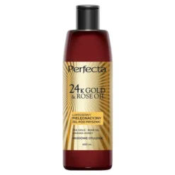 Perfecta 24K Gold&Rose Oil luksusowy pielęgnacyjny żel pod prysznic Miodowe Otulenie 400 ml
