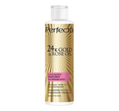 Perfecta 24K Gold & Rose Oil luksusowe mleczko do demakijażu 200ml