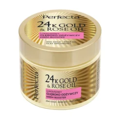 Perfecta 24K Gold&Rose Oil luksusowy głęboko odżywczy krem booster do ciała 300 ml