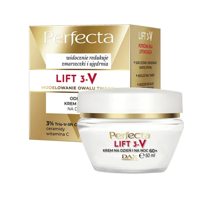 Perfecta LIFT-3 V odbudowująco-liftingujący krem na dzień i na noc 60+
