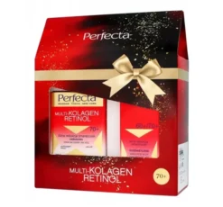PERFECTA MULTI-KOLAGEN RETINOL ZESTAW DO PIELĘGNACJI 70+ KREM NA DZIEŃ I NOC + KREM POD OCZY