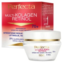 Perfecta Multi-Kolagen Retinol krem naprawczy na dzień i na noc 70+ 50 ml