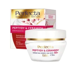 Perfecta Peptydy&Ceramidy nawilżający krem do twarzy na dzień i na noc 50+ 50ml