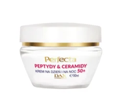 Perfecta Peptydy&Ceramidy nawilżający krem do twarzy na dzień i na noc 50+ 50ml