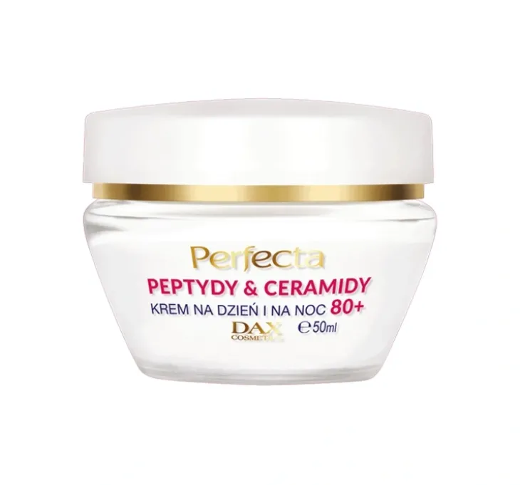 Perfecta Peptydy&Ceramidy regenerujący krem do twarzy na dzień i na noc 80+ 50ml